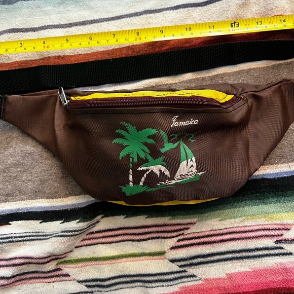 Vintage Fanny pack Brown Jamaica Belt Bag - Picture 3 of 5